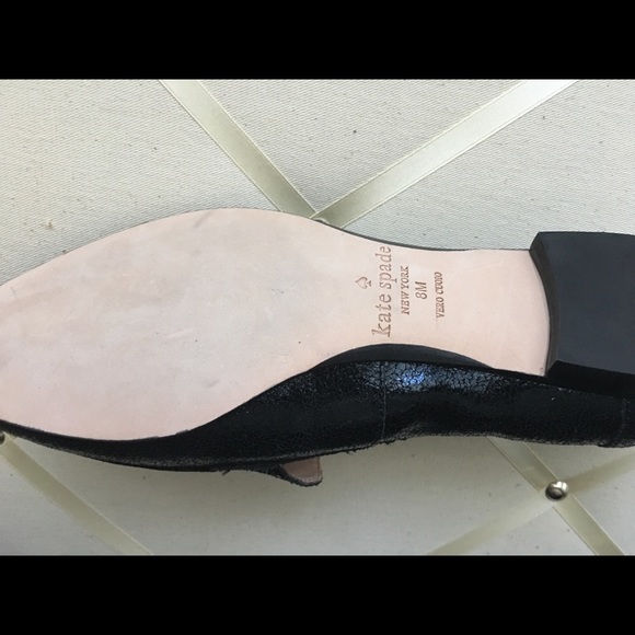 Kate Spade ‘Carima’ MISMATCH Black Leather Loafer - Picture 7 of 8